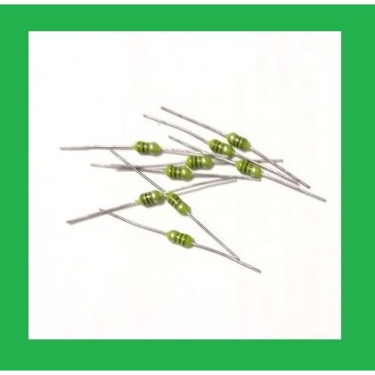 Qty 10 Pcs COIL 100uH 0.5W atau CHOKE INTI Ferrite Original TDK