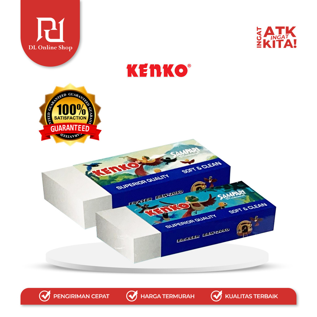 

KENKO PENGHAPUS/ ERASER SAMPARI ERW-20SQ-SPR (1PACK/ 20PCS)