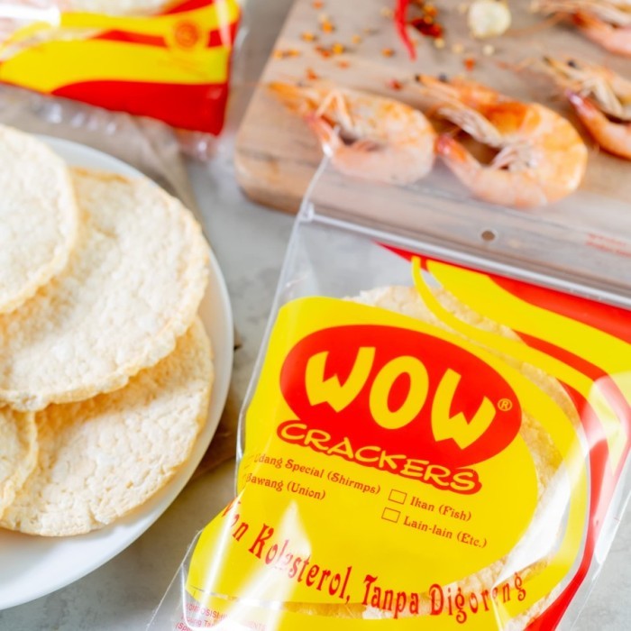 

Kerupuk WOW - WOW CRACKERS Paket Isi 4 Bks