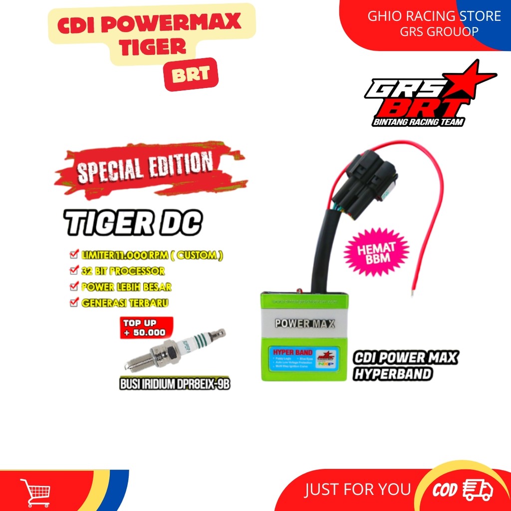 Ghio Racing Cdi BRT Powermax Hyperband Honda Tiger DC KCJ LIMITER 11.000rpm