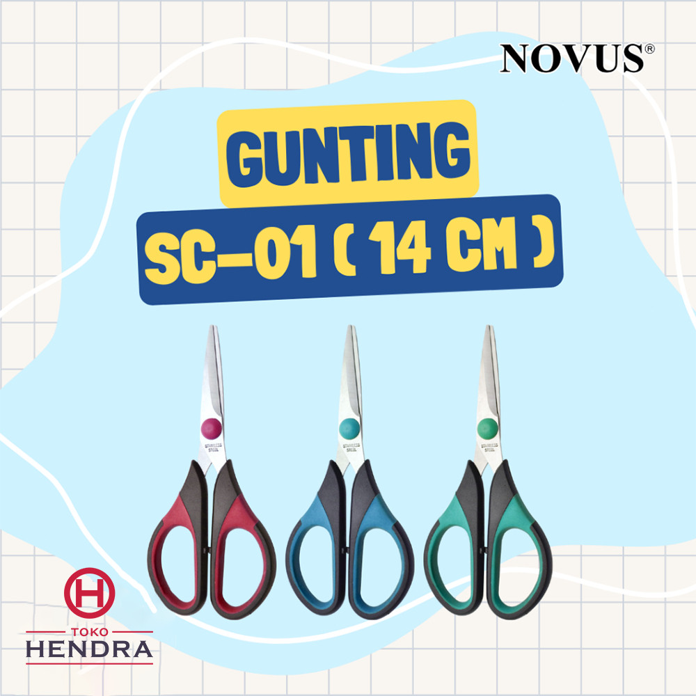 

Gunting Novus SC-01 14CM | Gunting Kertas
