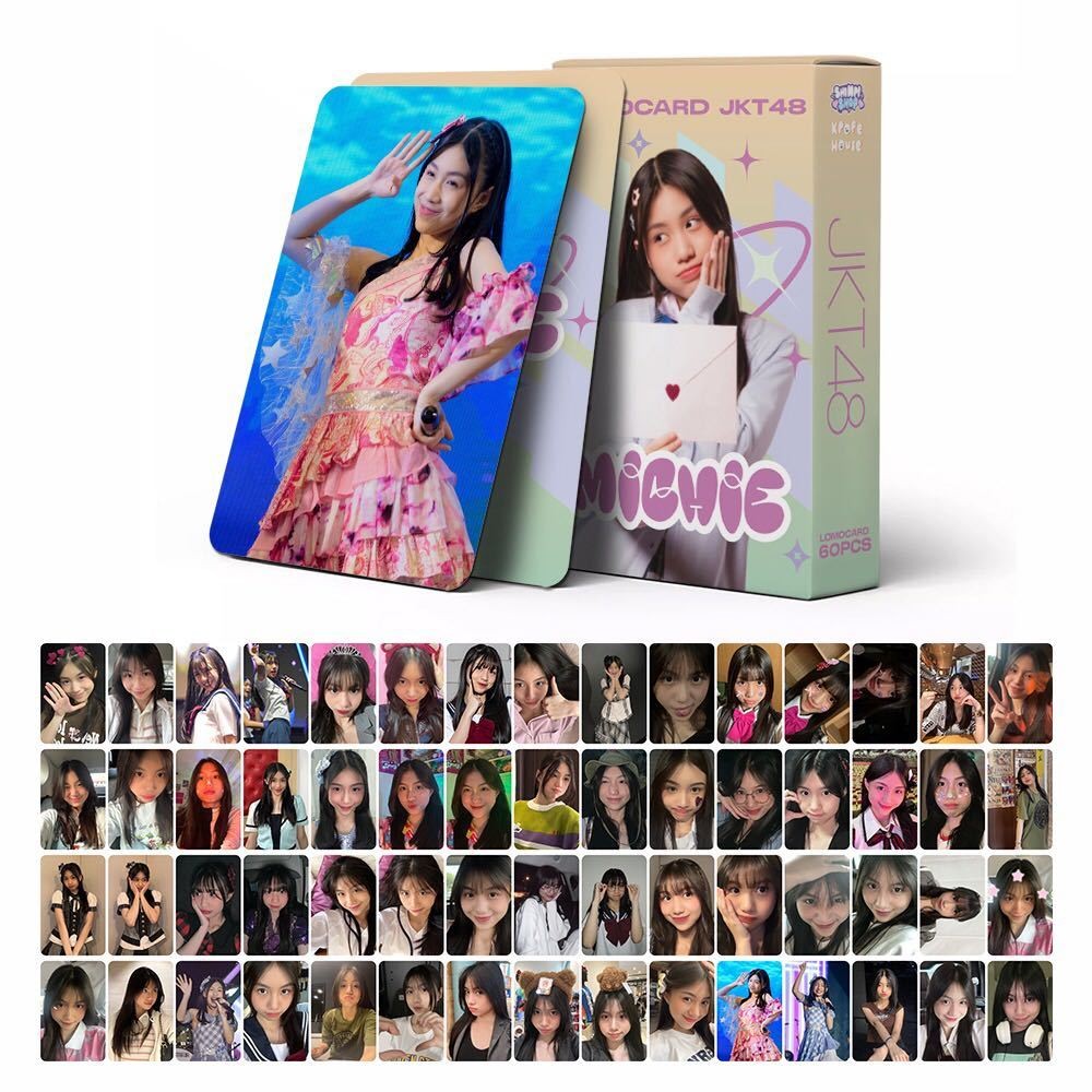 [60Pcs] Pack Photocard Jkt48  Michie Selca Photo Card Lomocard Lomo Wota Wotagei Jkt 48 Oshi Foto Id