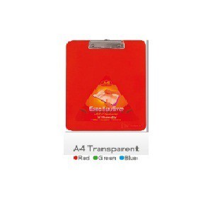 

Clipboard / Papan Ujian A4 Transparan Butterfly