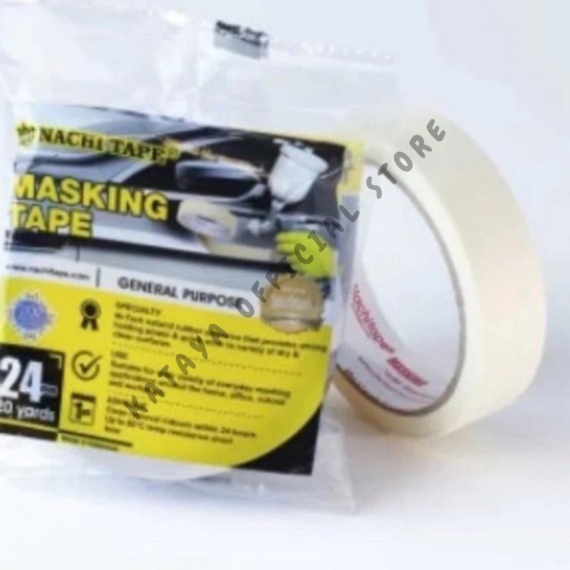 

Lakban Kertas 24 mm x 20 Yard NACHI
