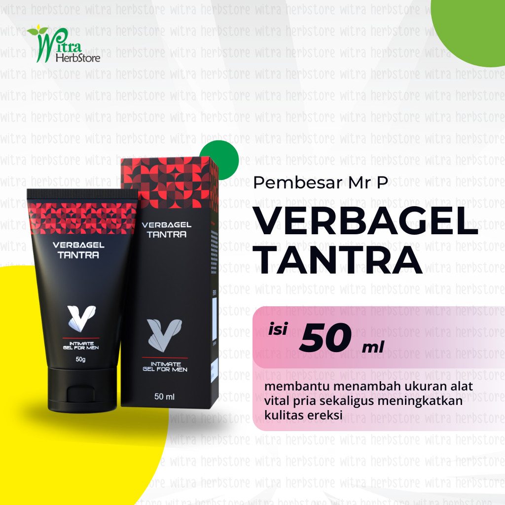 VERBAGEL TANTRA Pembesar Kelamin Laki Laki Pemanjang Alat Vital Pria Original