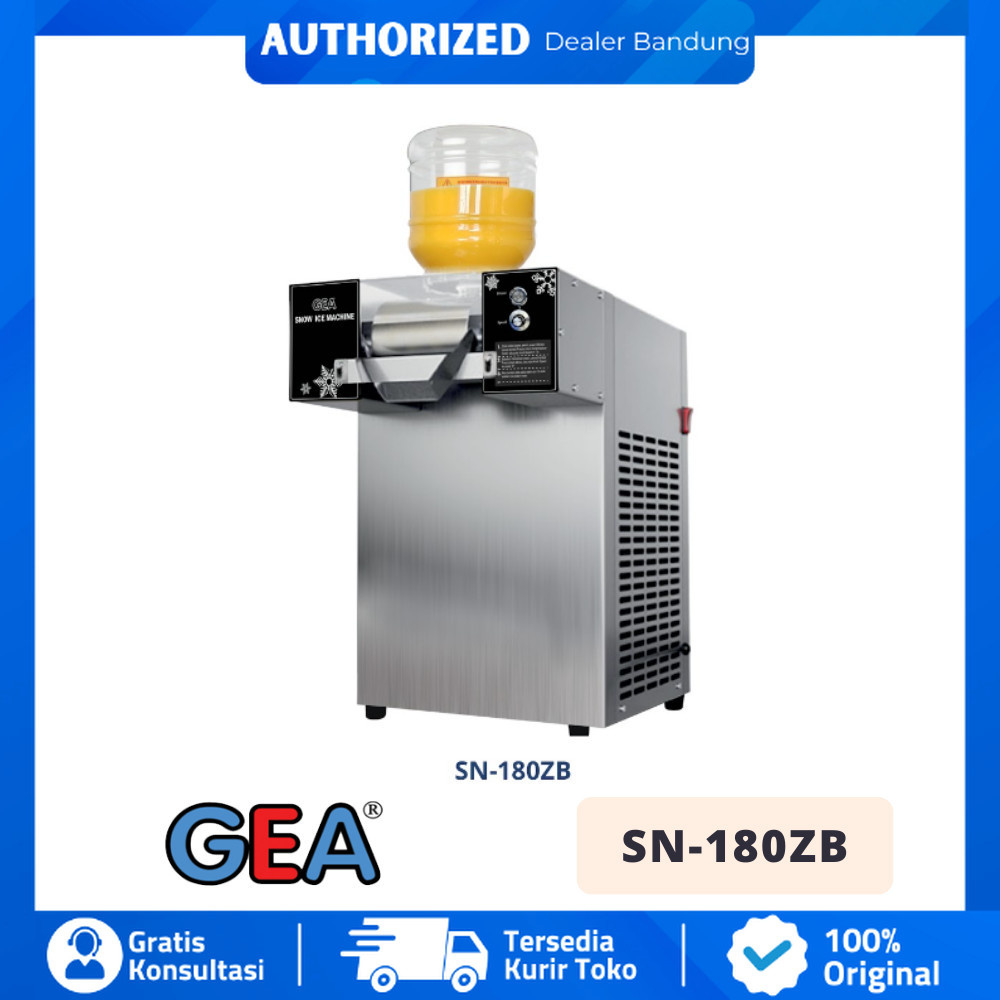 GEA SN 180ZB SN-180ZB MESIN SERUT ES SALJU SNOW ICE MAKER GARANSI