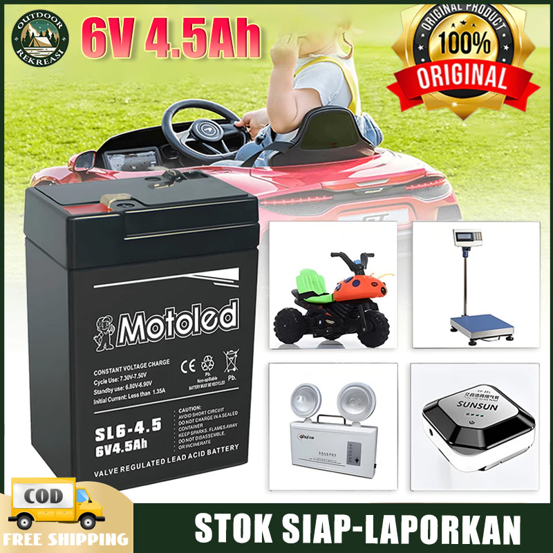 6V 4.5ah Aki kering 6v 4.5ah/ aki kering genset 6v 20ah/Aki Timbangan Digital VRLA SINUS 6V 4Ah 4.5A