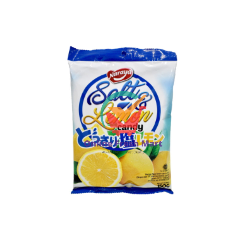 

Permen Naraya Salt & Lemon Candy 150g - Online Fresh Mart Denpasar