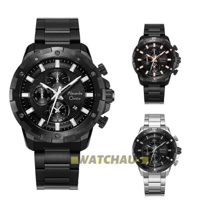 JAM TANGAN PRIA ALEXANDRE CHRISTIE AC6602 AC 6602 MC STAINLESS STEEL