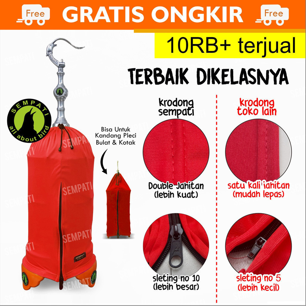 SEMPATI PLECI KERODONG SANGKAR KRODONG SANGKAR KRODONG BURUNG KRODONG PLECI BULAT KOTAK EKONOMIS