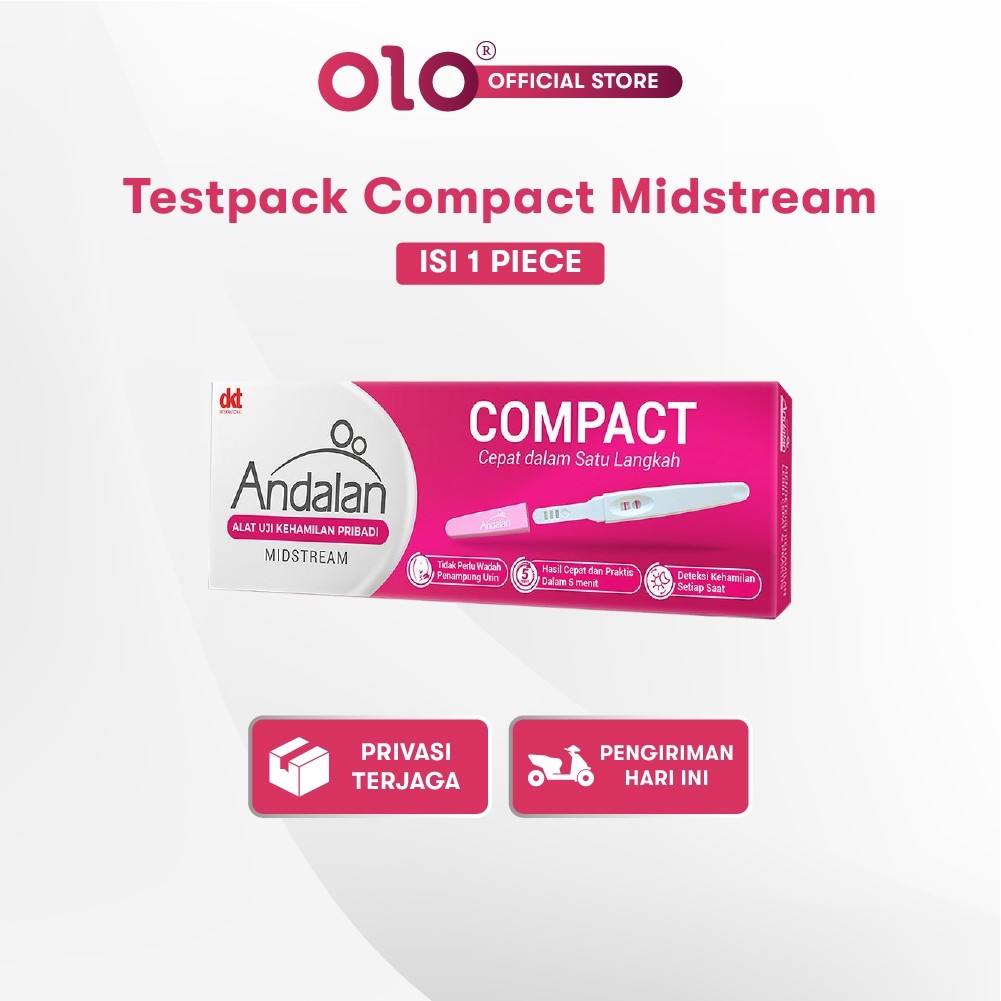 

Andalan Midstream Pregnancy Andalan Test Pack 1 Box isi 1 Pcs