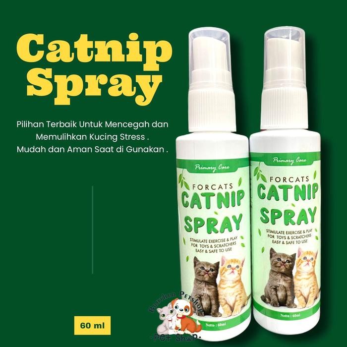 Medisafe Catnip Spray - Cat Nip Kucing - Spray Catnip Kucing 60ml - MEDISAFE CATNIP