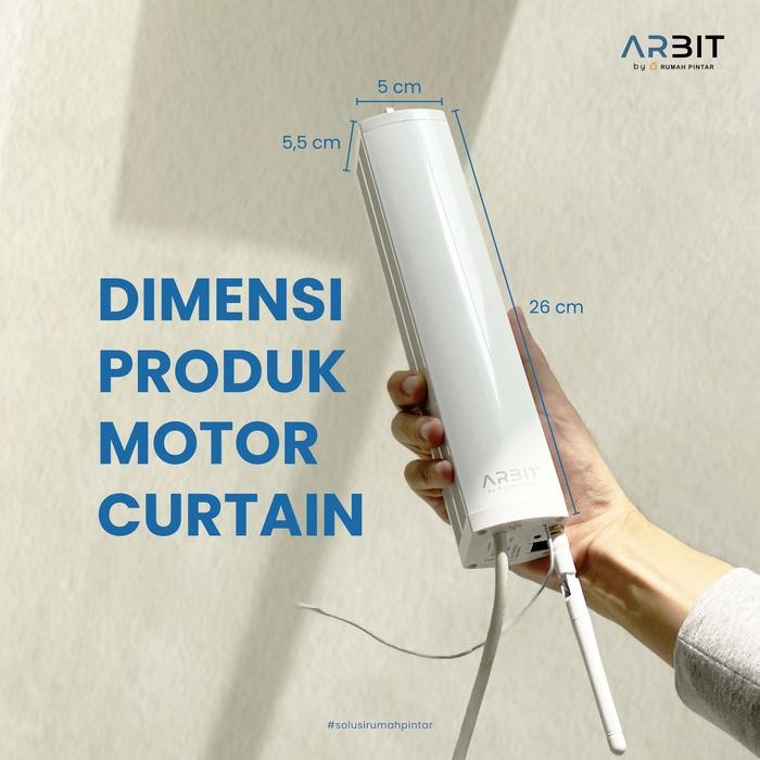 

Promo ARBIT WiFi Curtain Motor + Remote + Adjustable Rail 3 4 5 6 7 M Meter Rel Gorden Pintar Smart Home Tuya - 3.2 Meter Terlaris