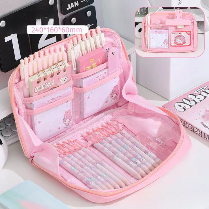 

JAMIN MURAH !!!Kinokimi - Kotak Pensil Muatan Banyak Multifungsi Tas Kecil Perlengkapan Sekolah Stationary Bag(BISA LANGSUNG ORDER)