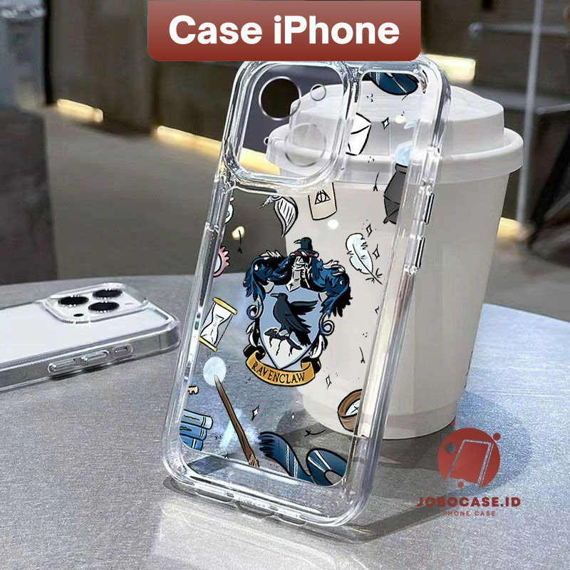 Case iPhone 13 11 15 16 14 12 Pro XR XS Max 8 7 6 Plus Casing Harry Potter Ravenclaw Shockproof