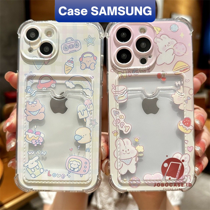 Penutup Kartu Terbaru photocard Case Samsung A36 A56 S25 A36 A56 S25 Galaxy A55 S24 Ultra A15 A25 A0
