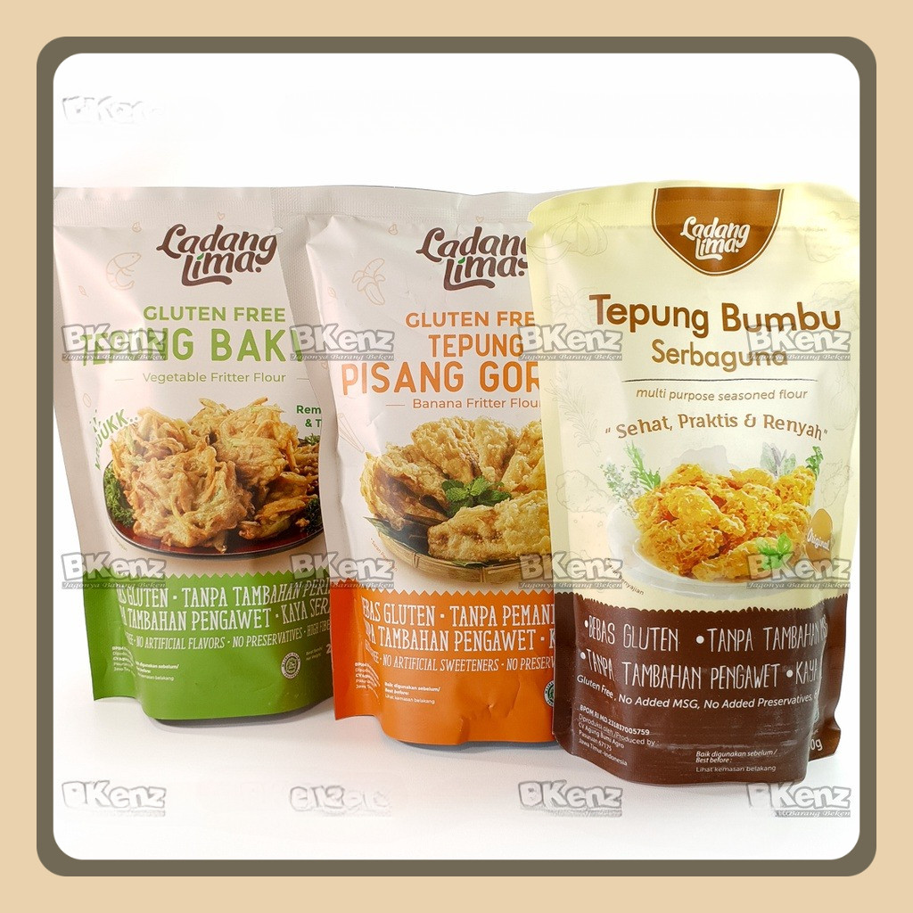 

Ladang Lima Tepung Bumbu Serbaguna Bakwan Pisang Pancake