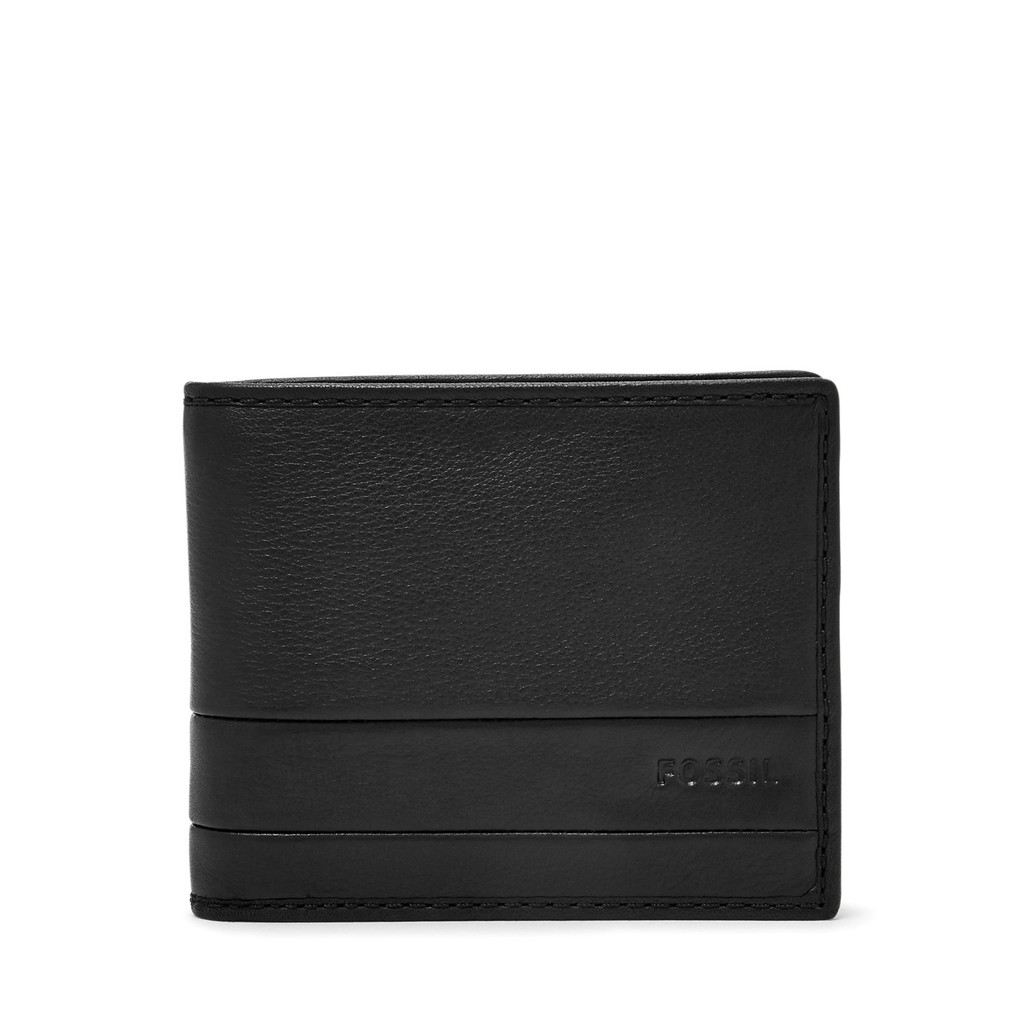 Fossil Lufkin Bifold Black Dompet Pria - SML1392-001