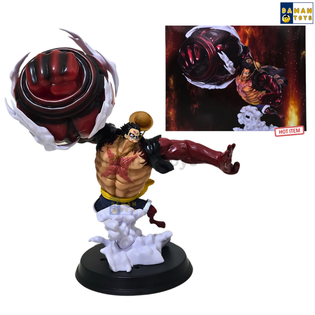 Figure One Piece Monkey D Luffy Gear 4 Wano Kuni Bounce Man
