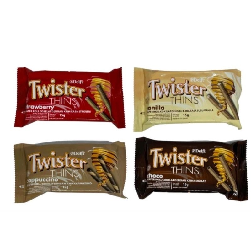 

Twister Delfi Astor Thins 15gr Rasa Strawberry-Vanilla-Cappucino-Cokelat