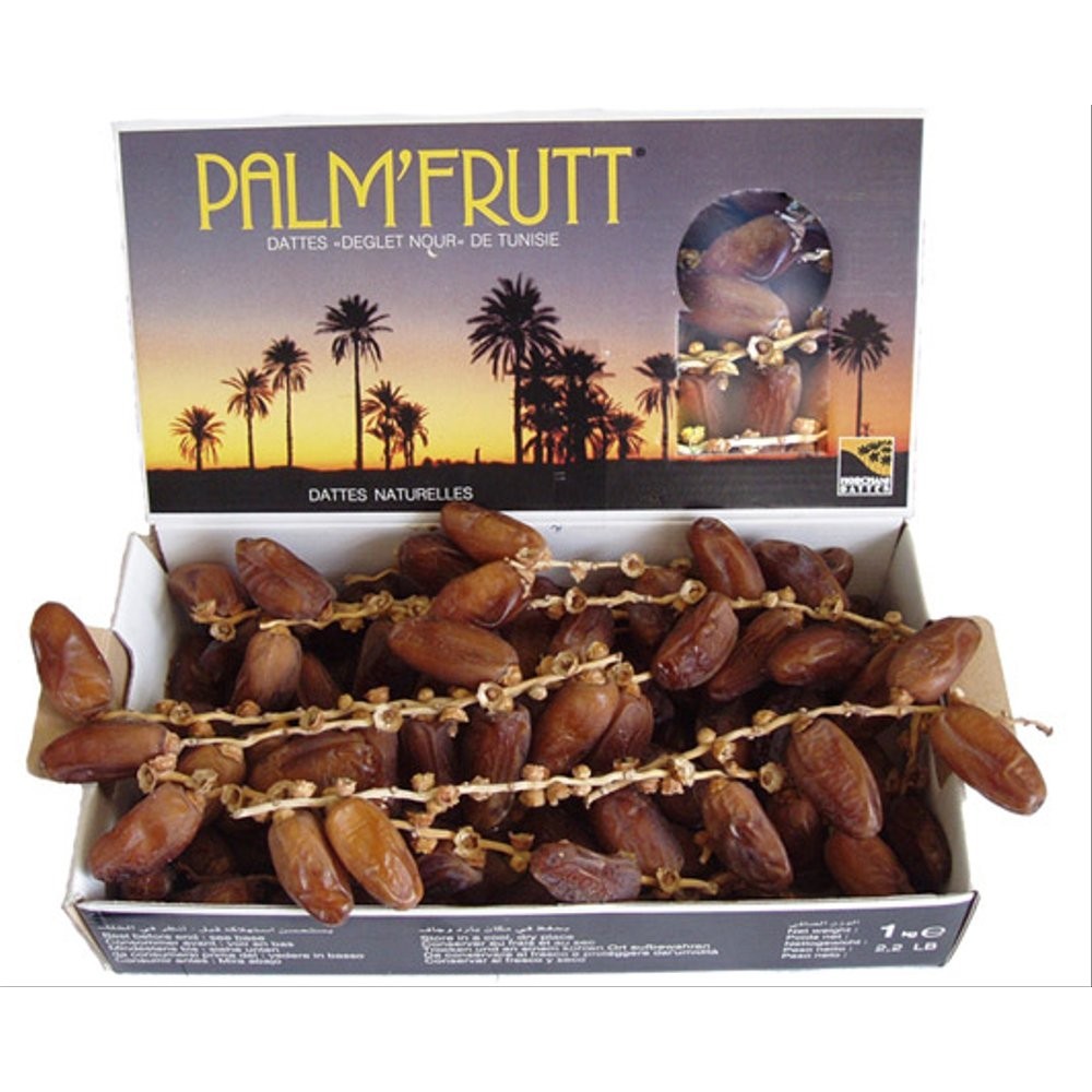 

Kurma Tunisia Tangkai Palm Frutt Fruit 500 gr Deglet Nour Premium 100% Original