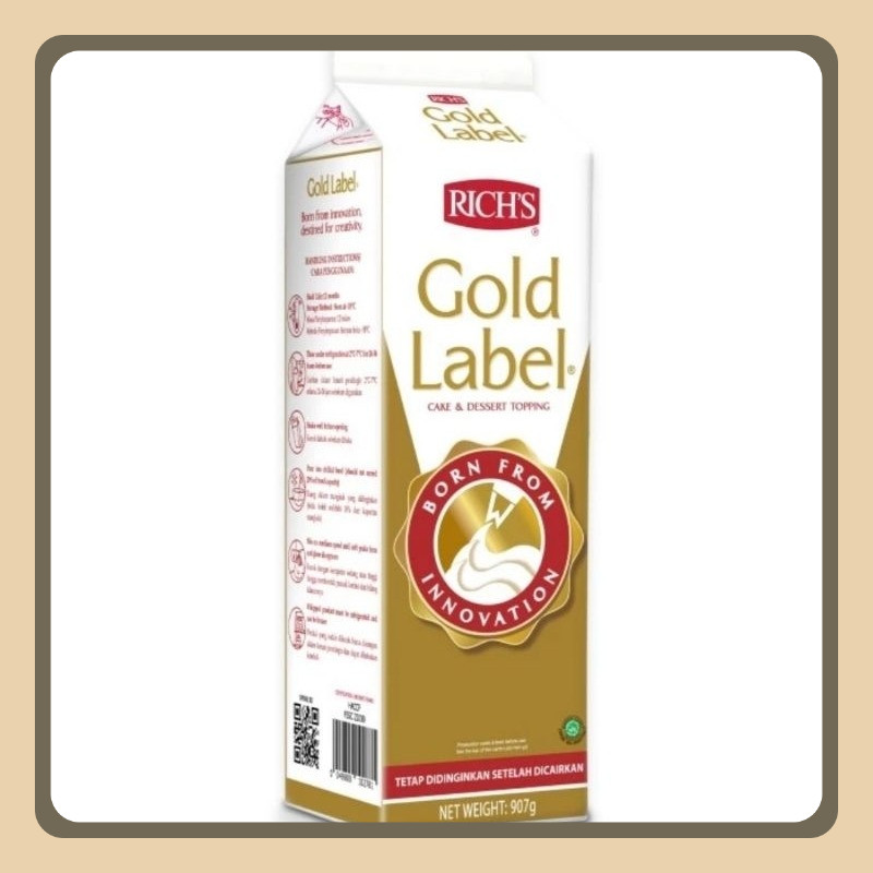 

Rich's Gold Label Whipping Cream 907 gr