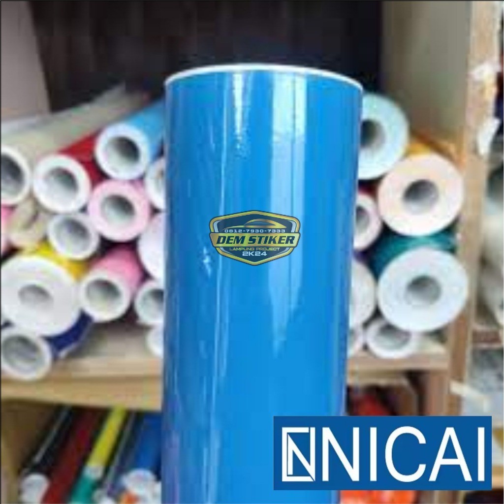 Skotlet NICAI Biru Langit Sky Blue Glossy