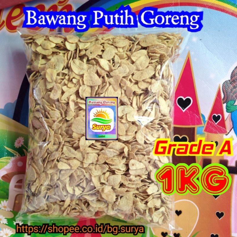 

Terlaris Bawang Putih Goreng Renyah 1kg Rendah Lemak