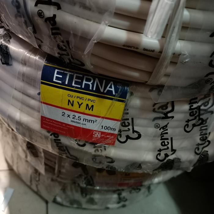 Kabel NYM 2 x 2,5 mm Eterna @ 100 Meter