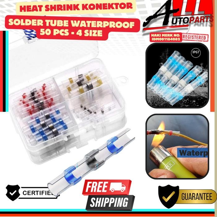 

Isolasi Bakar Selongsong Anti Air Heatshrink Solder Waterproof 50 pcs