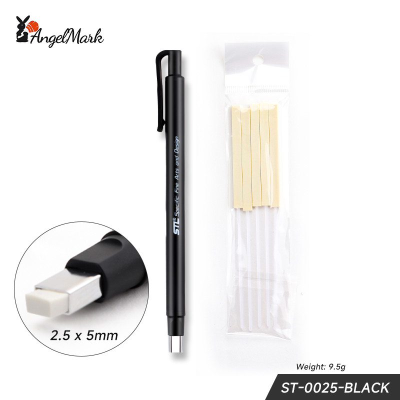 

AngelMark Eraser Retractable Automatic Pencil Rubber High Precision Pencil Eraser Correction Tools School Office Stationery
