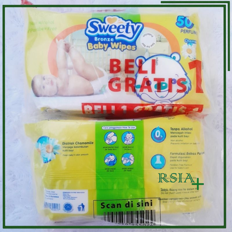 TISSUE BASAH SWEETY Beli 1 Gratis 1 RSIA