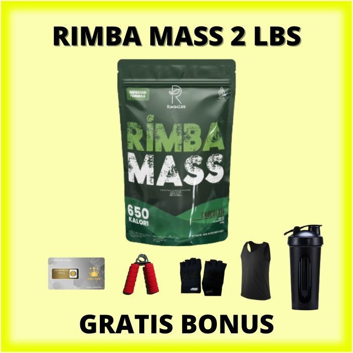 

Rimbalife Rimba Mass Gainer 2 lbs 900 gram Susu Protein Bulking Penambah Berat Badan BOWORAMADHAN44