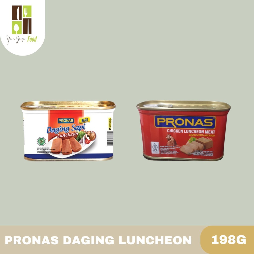

Pronas Daging Luncheon / Daging Blok / Daging Sapi Luncheon / Daging Ayam luncheon 185g