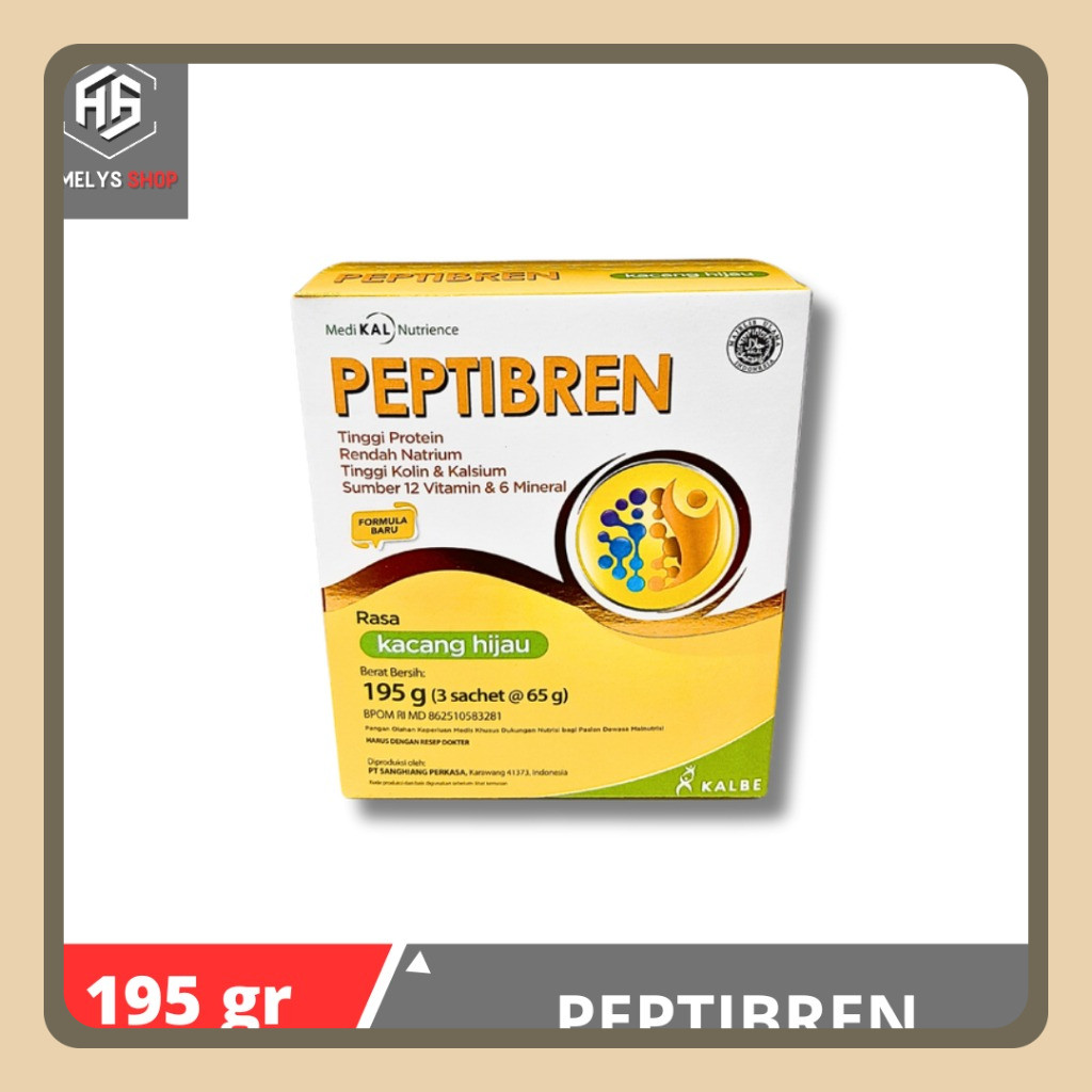

Peptibren 195 gram Rasa Vanila dan Kacang Hijau