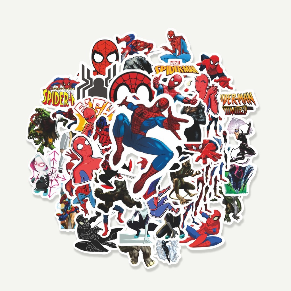 

Sticker Pack Sticker Kartun Spider Man The Animated Series | Sticker TUMBLR | Stiker LAPTOP KOPER HELM
