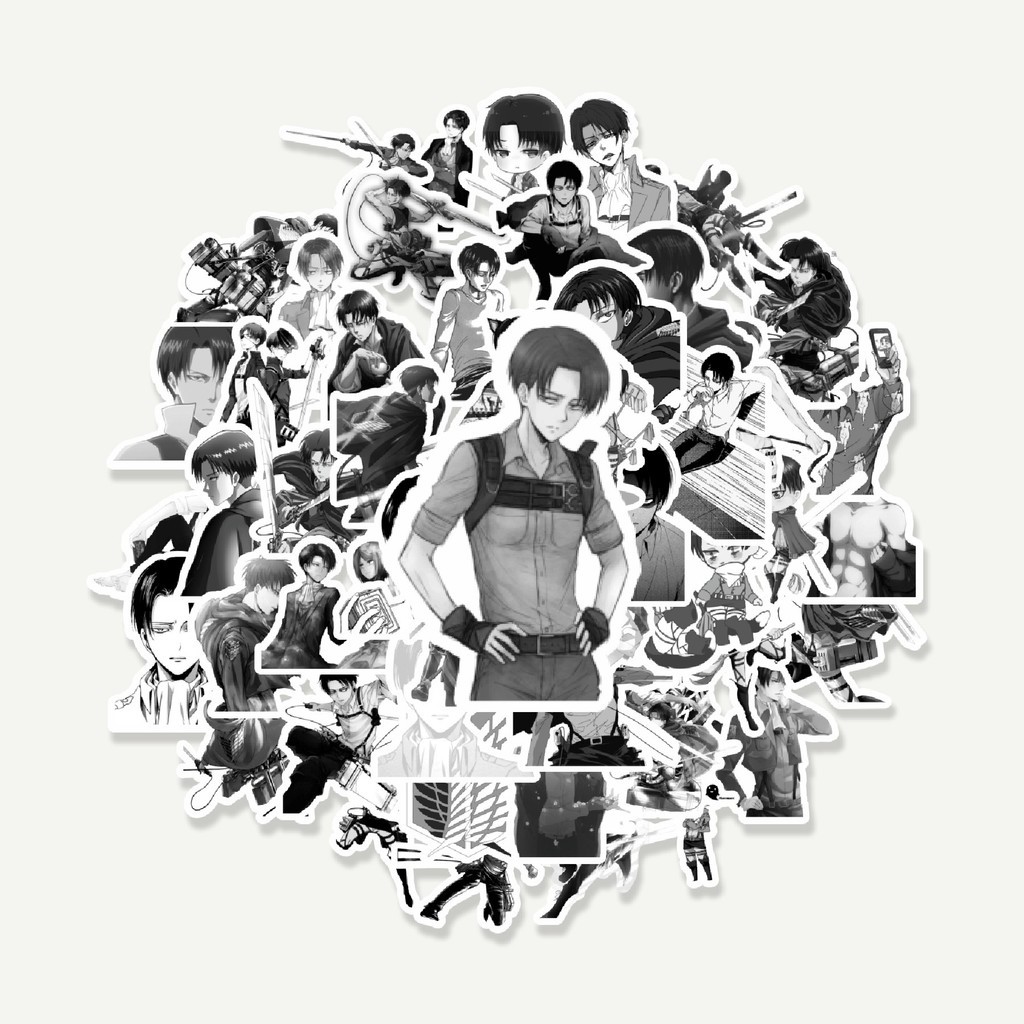 

Sticker Pack Stiker Anime Levi Ackerman Attack On Titan | Sticker TUMBLR | Stiker LAPTOP KOPER HELM