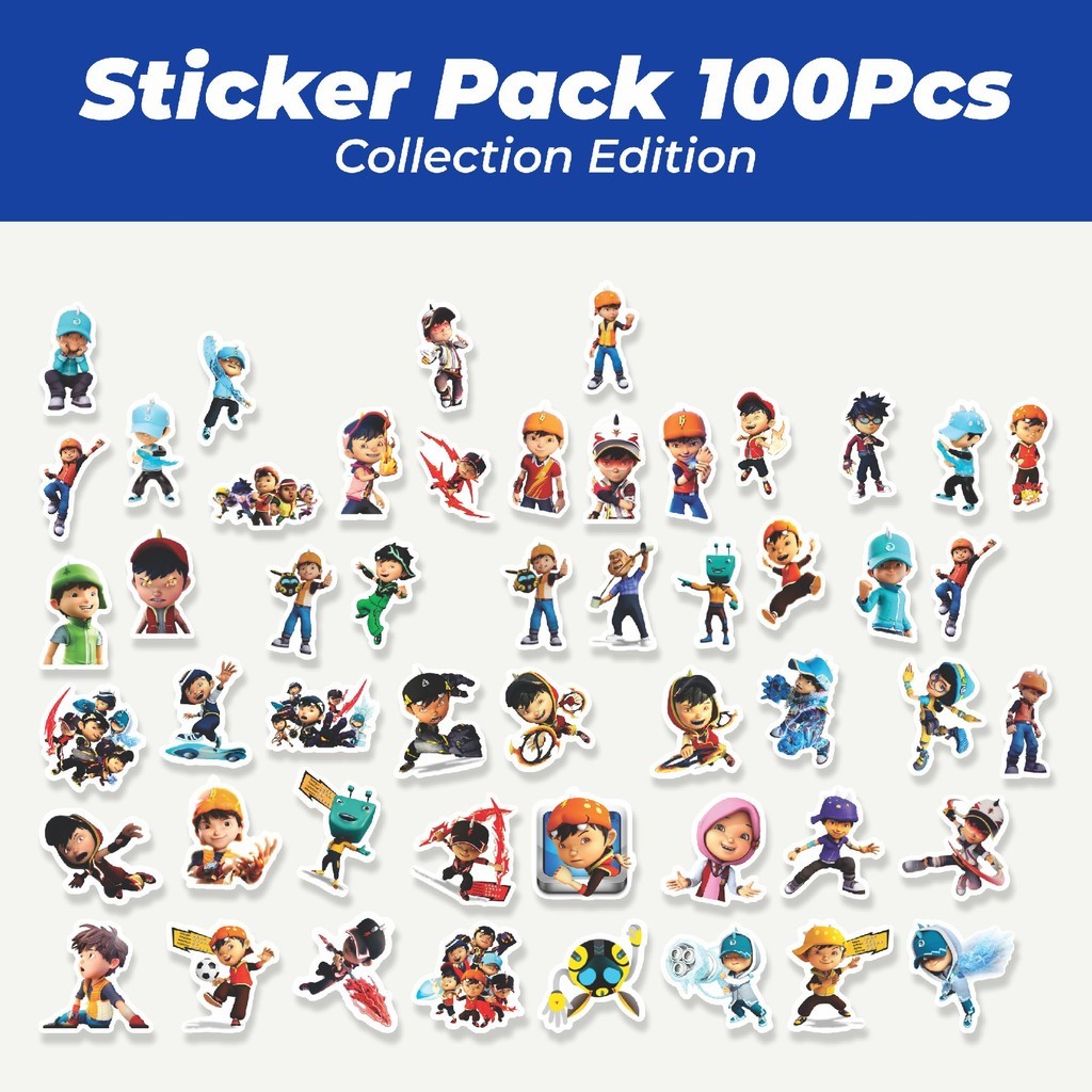 

Hot Sticker Kartun Boboiboy Sticker Lucu Anti Air Stikers Berperekat Waterproof Sticker Decal Buat Motor Helm Buku Journal Koper Casing HP Laptop Botol Minum