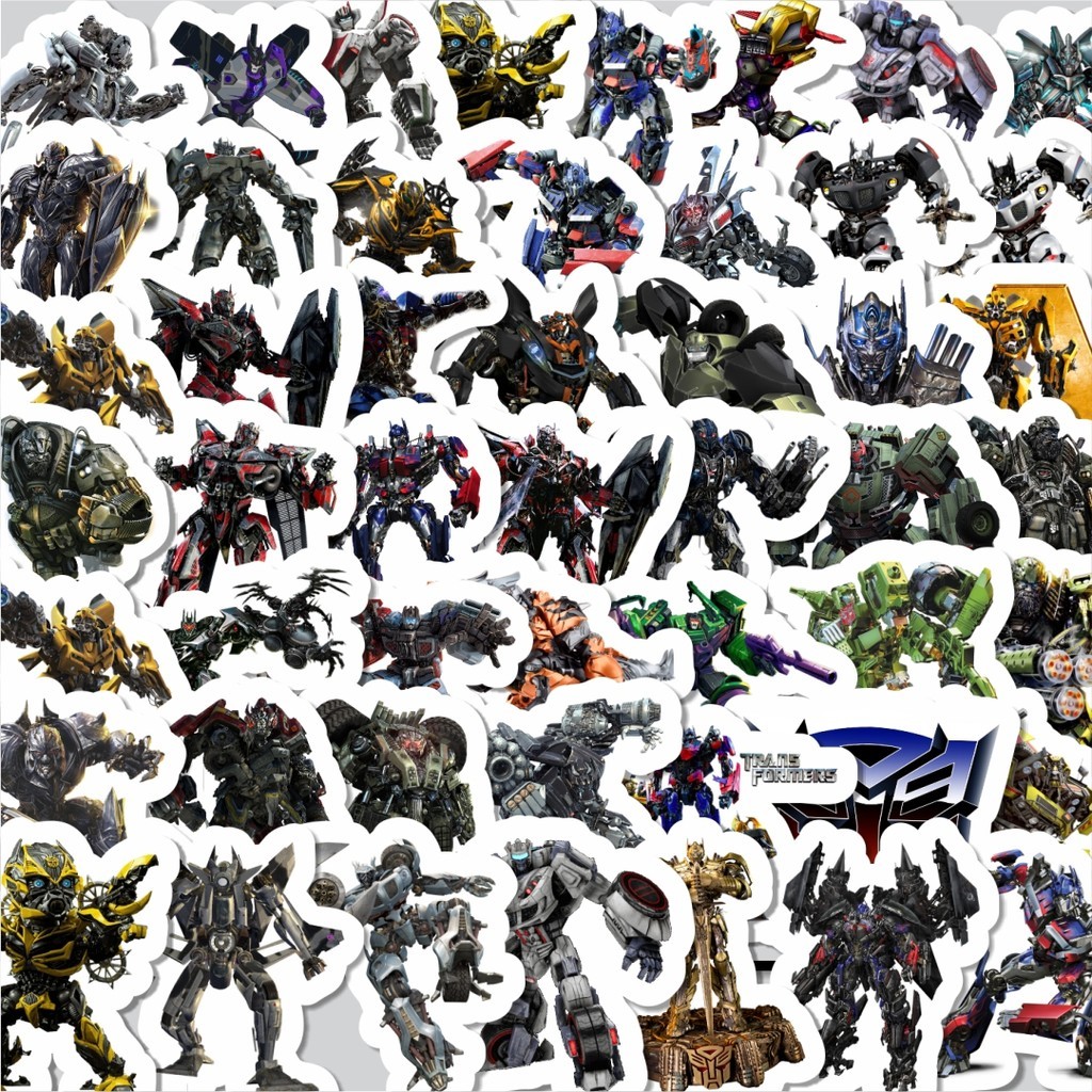 

Stiker Cutting Pack Stiker Kartun Transformer Isi 100Pcs Series Aesthetic Lucu Keren Untuk Koper Bahan Vynil