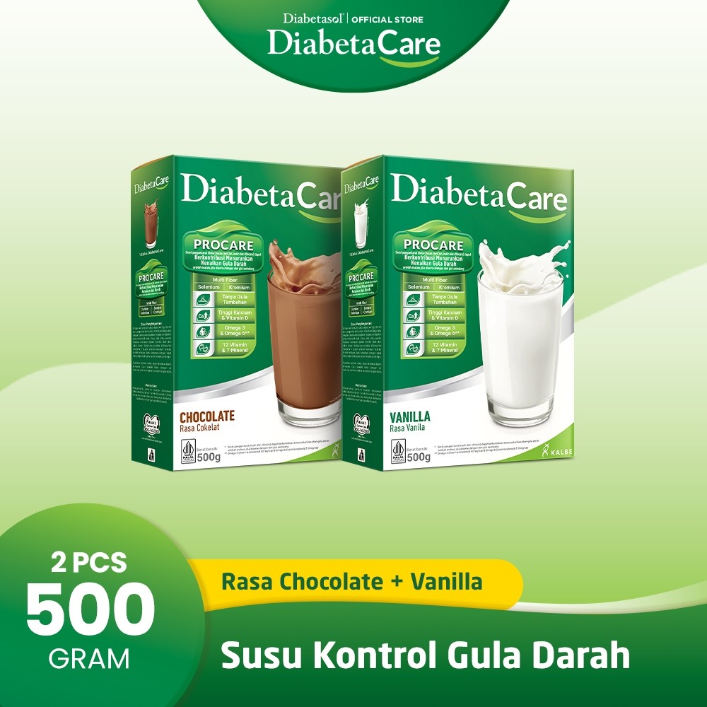 

Diabetacare Milk Vanilla + Chocolate 500g