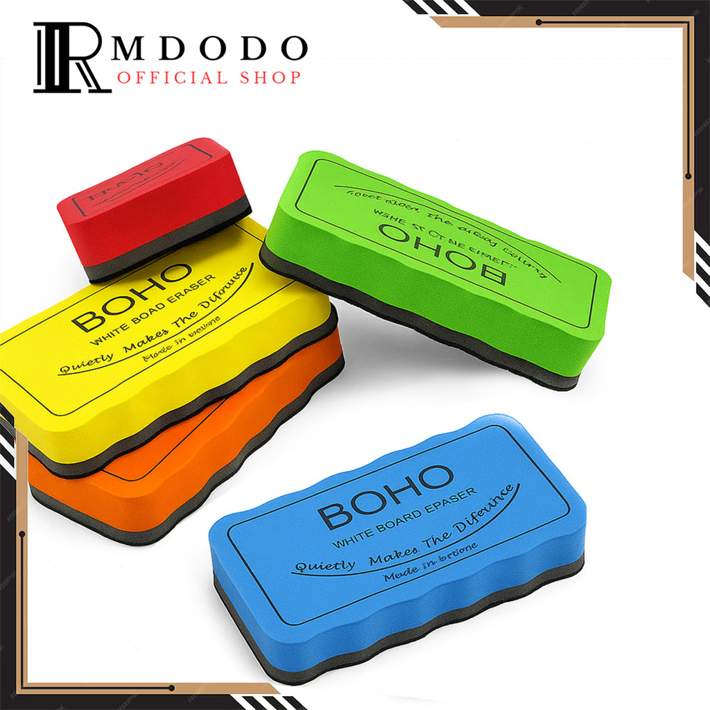 

Rmdodo - Penghapus Papan Tulis BOHO / Whiteboard Eraser Sekolah Kantor Murah Original Warna Random