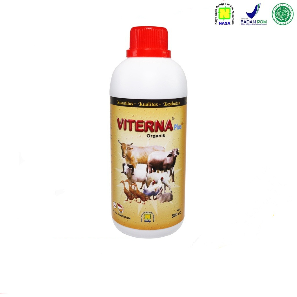 Produk Viterna Plus VITERNA Plus Vitamin Ternak Organik merupakan suplemen pakan ternak