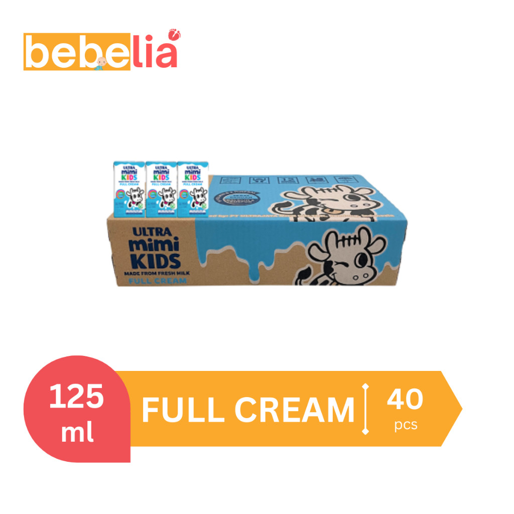 

New Ultra Mimi Susu UHT Full Cream 125 ml 1 dus isi 40 pcsPremium