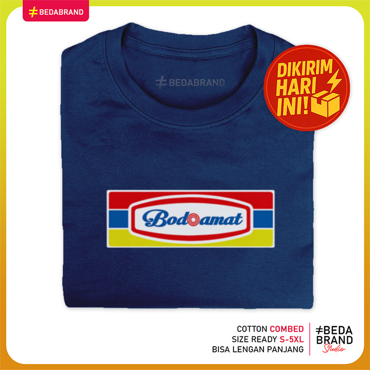 Kaos Plesetan Parodi Logo Brand Unik - Bodoamat