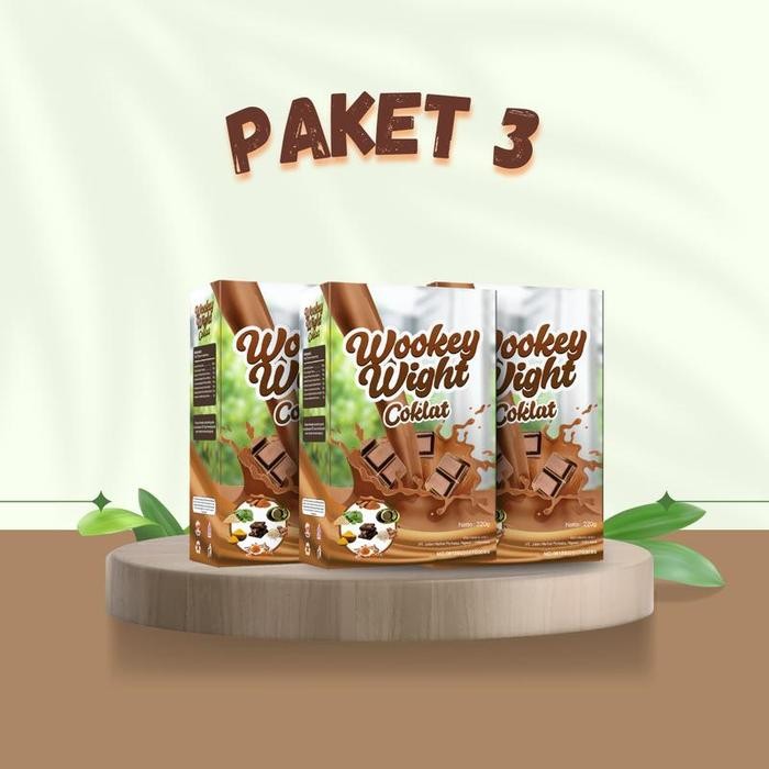 

Wookey Weight 220 gram - susu penambah berat badan Paket Nutrisi