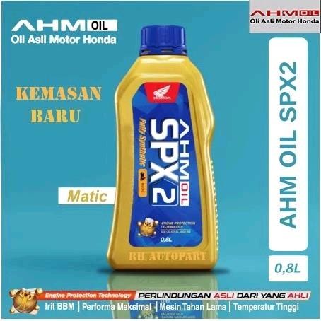 GROSIR 5 BOTOL OLI SPX 2 HONDA MATIC BEAT VARIO SCOOPY SPACY / OLI MOTOR MATIC 0.8L / OLI SPX2 MATIC