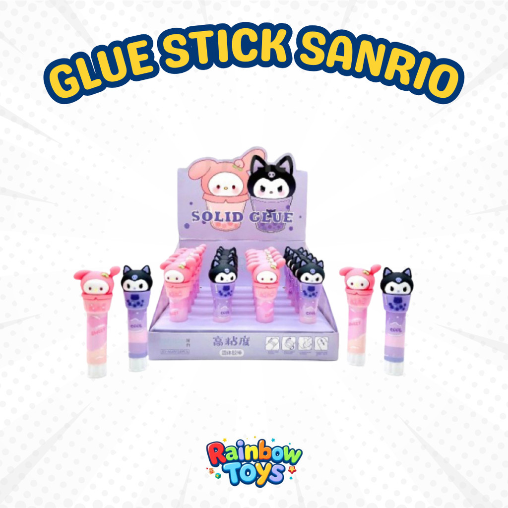 

Lem Kertas Anak Glue Stick Karakter Sanrio Kuromi Melodi