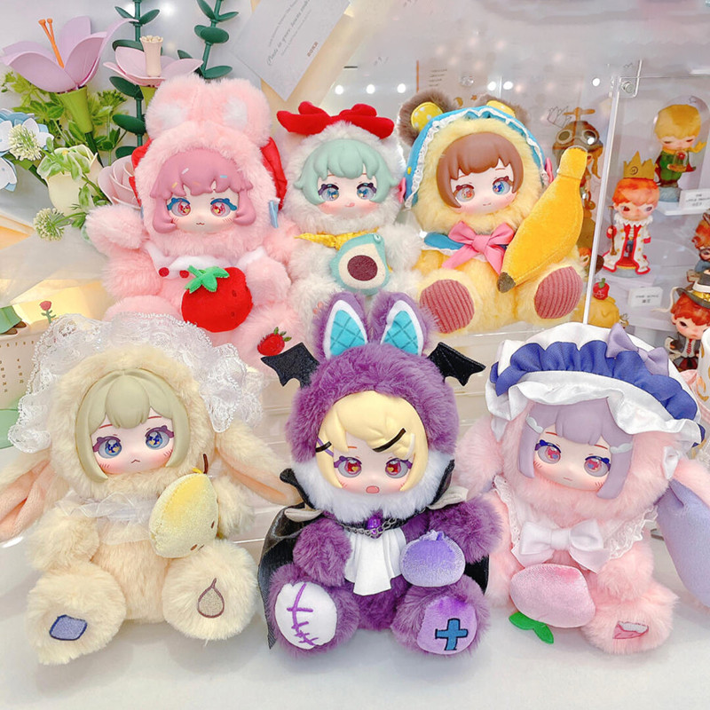 NYZAII Nizai Zai'S Fruit Story Series Plush Blind Box Toy Cute Figure Mystery Box Desktop Decor Doll