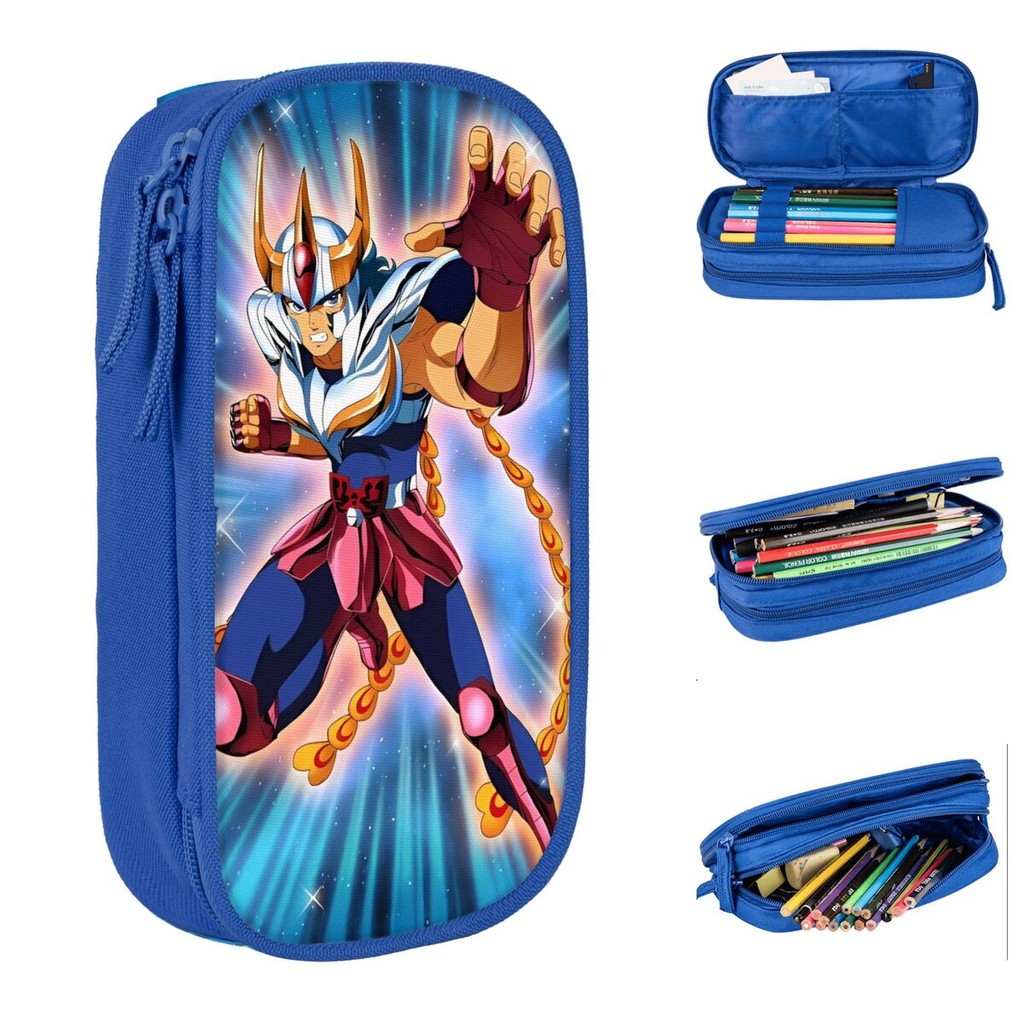 

Classic Knights Of The Zodiac Ikki Pencil Cases Pencilcases Pen Kids Big Capacity Bags Students School Gifts Stationery
