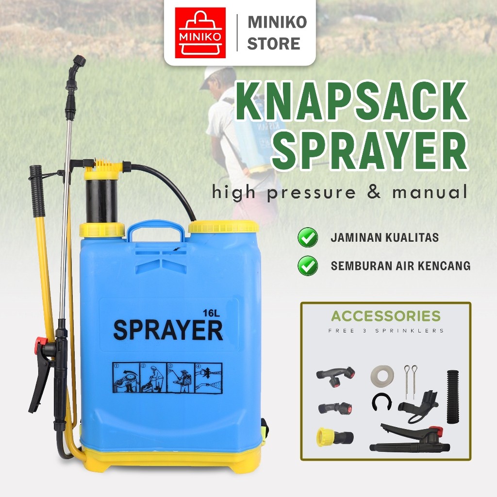 Knapsack Sprayer 16Liter Dan 18Liter Semprotan Hama,Tanaman Elektrik Dan Manual